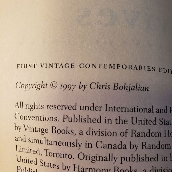 Vintage Midwives a novel by Chris Bohjalian Book - Picture 2 of 5